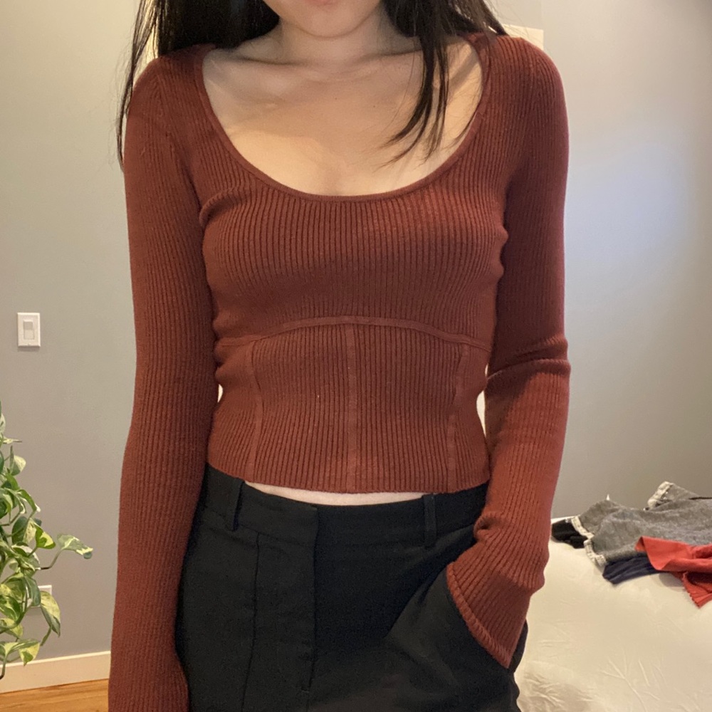 Abercrombie corset sweater